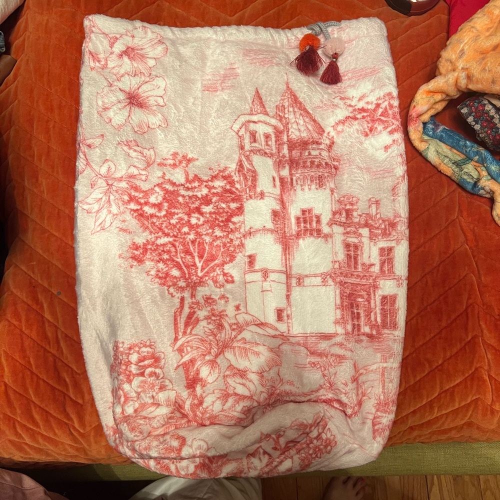 Johnny Was Fleece Blanket Bag